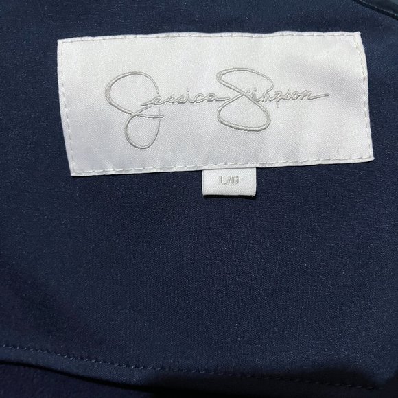 Jessica Simpson Soft Shell Tie Waist Zip Up Jacket with Thumb Holes - Picture 13 of 16